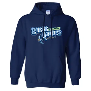 Adult Navy Rocas Azules Hoodie