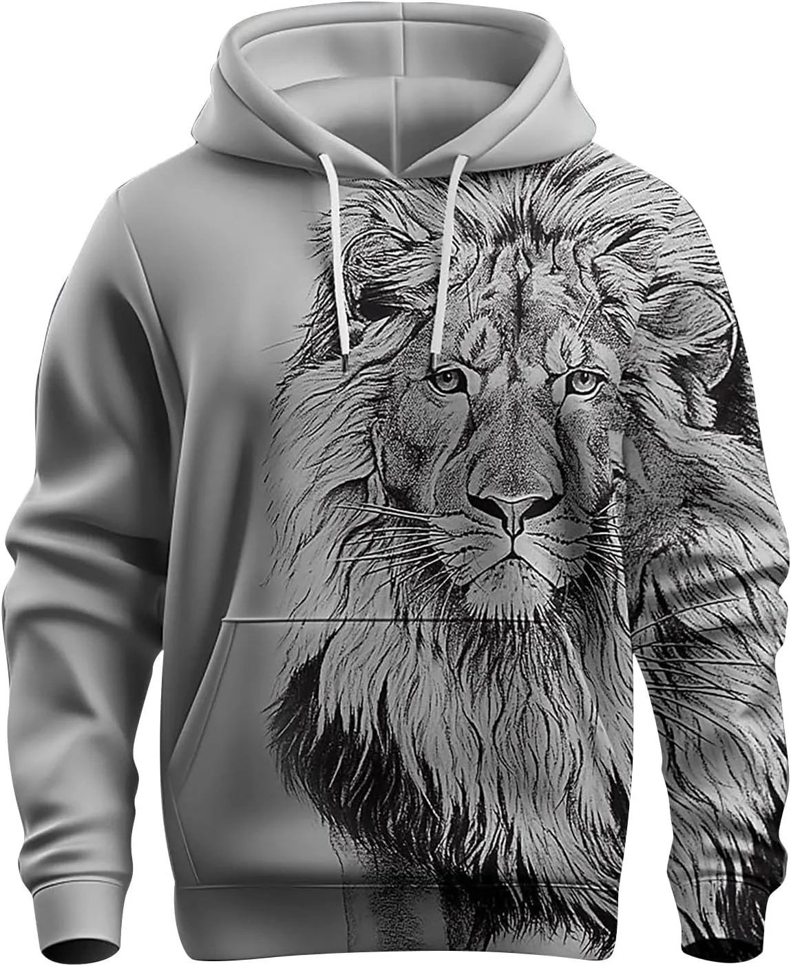 Black Jacket Sleeved Hoodie Hooded Sweatshirt Tops Outdoor Sweatshirt Shirt Heavy Weight Hoodies Men Black Mens