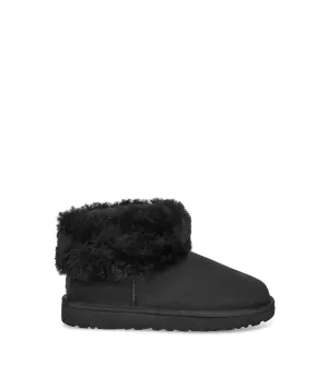 Bota UGG Classic Mini Fluff Negras Mujer 1106757