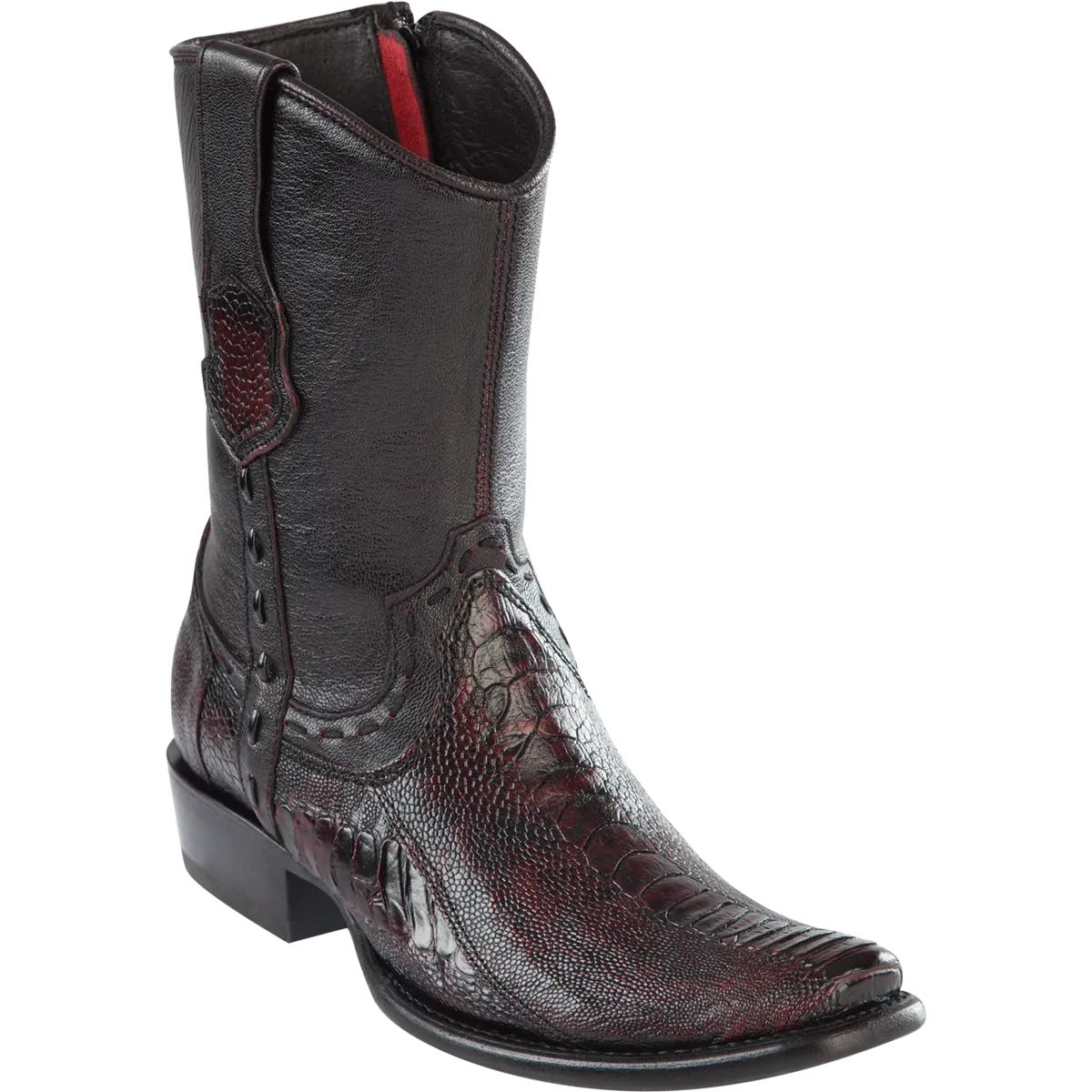 Botas de Avestruz Pata Corta Horma Dubai WW-279B0518