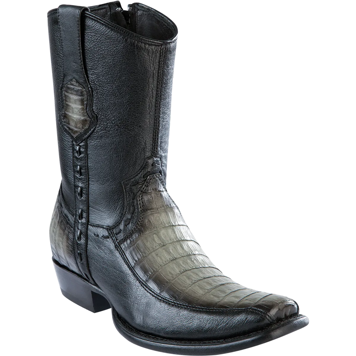 Botas de Cocodrilo Caiman con Venado Original Corta Dubai WW-279BF8238