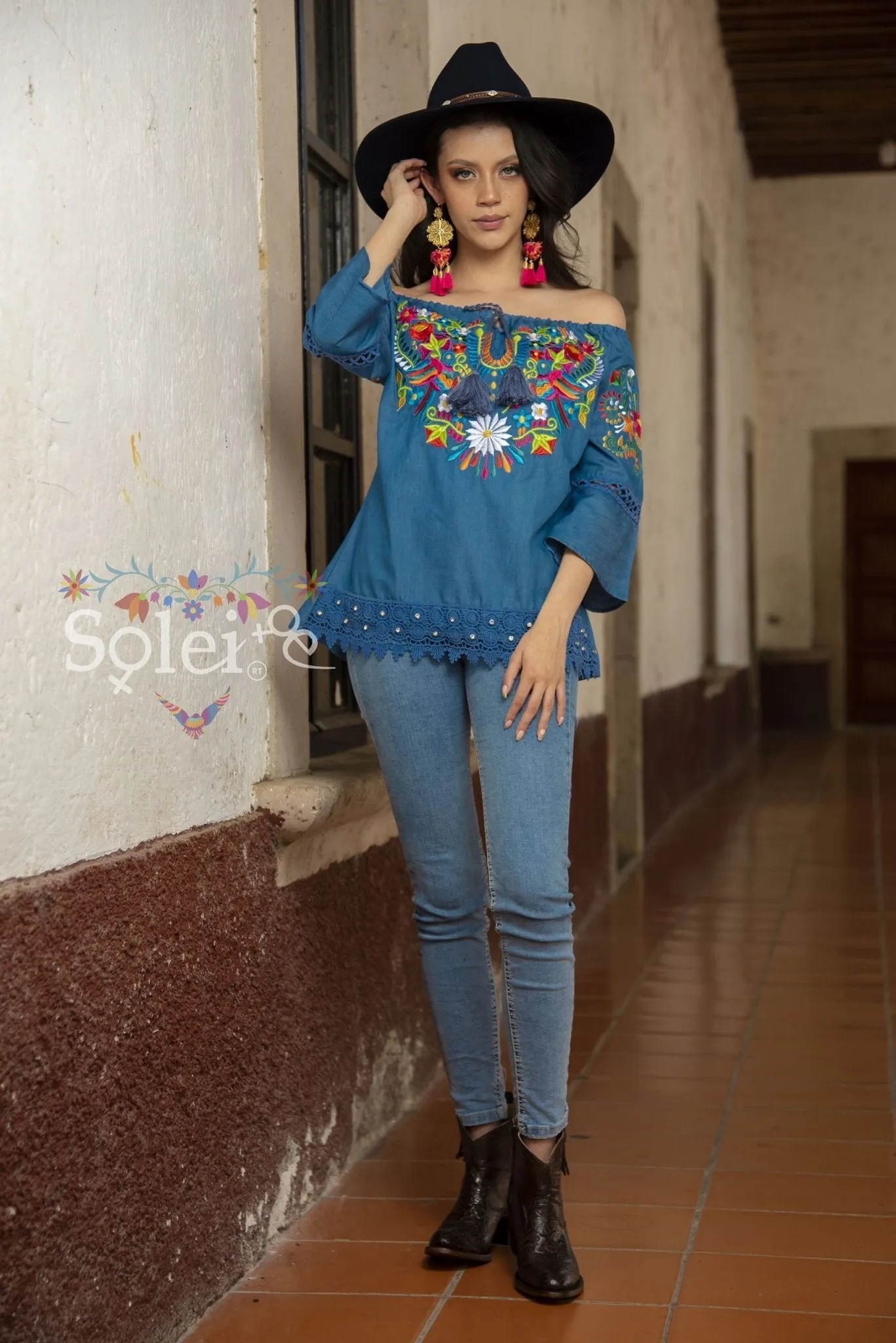 Esther Denim Blouse