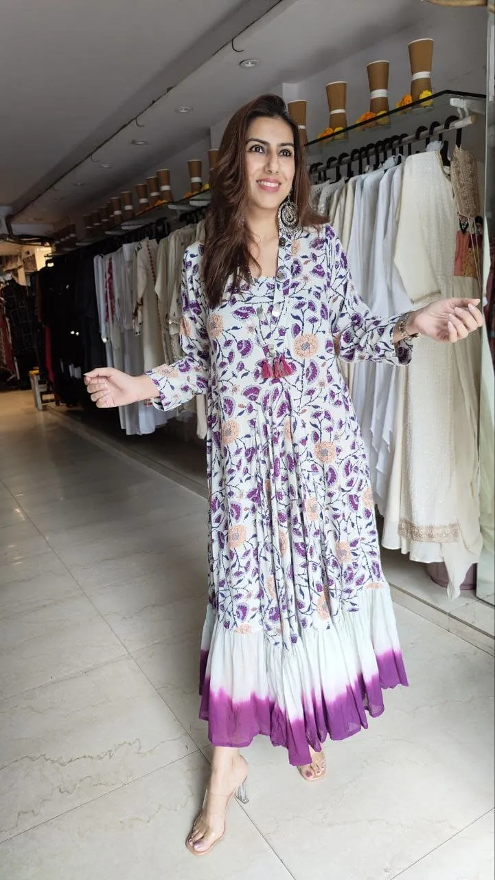 Floral A-Line Dress