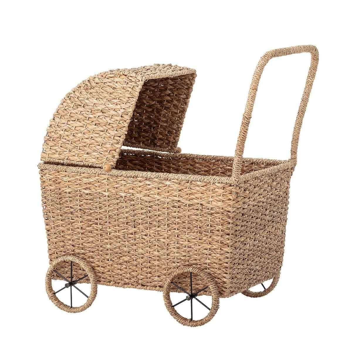 Landeau Pour Poupées En Rotin