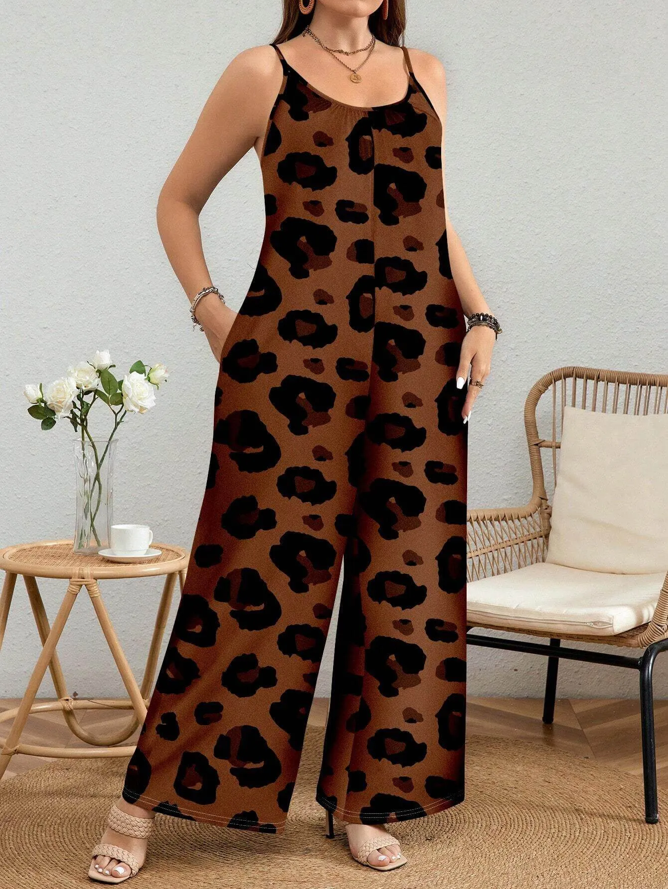 Macacão Estampado Plus - Valenttina