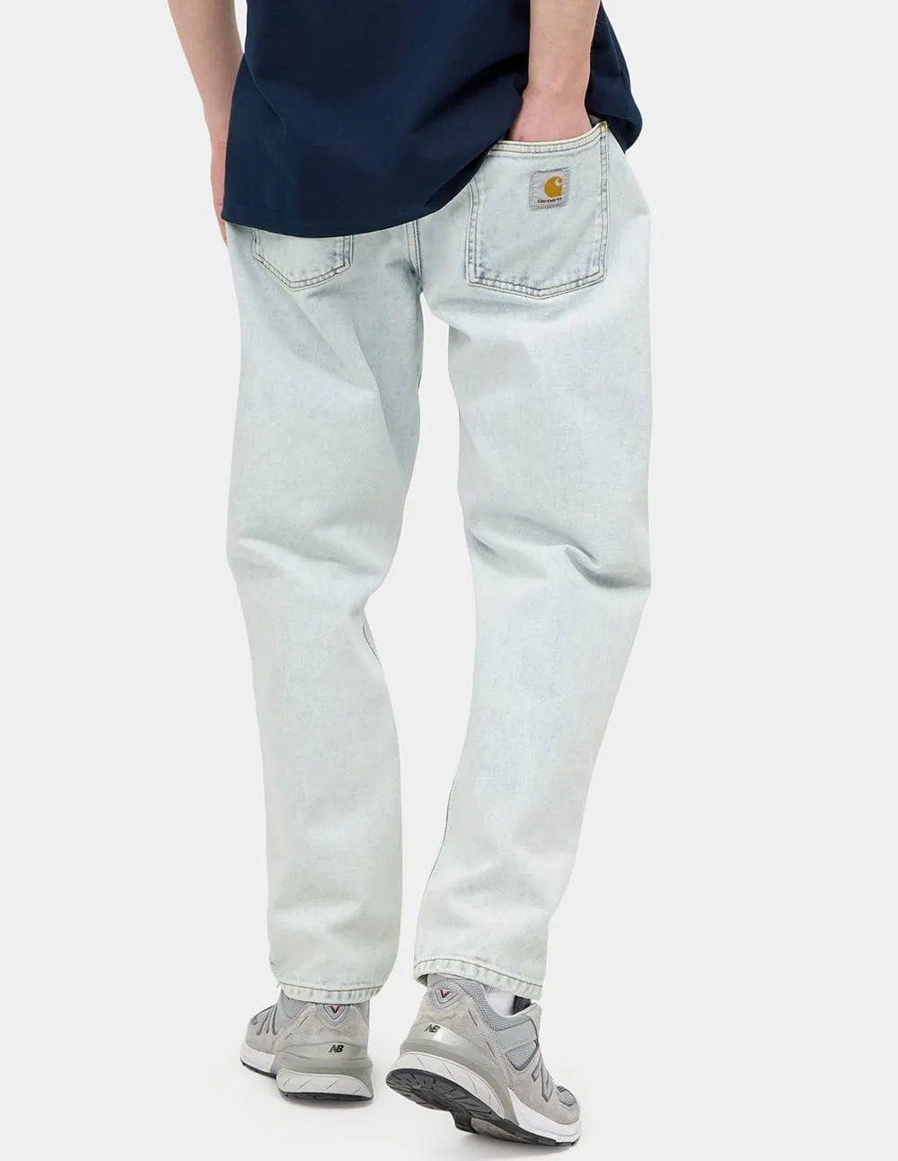 Pantalones Vaqueros Carhartt WIP Newel Azules Claro Hombre