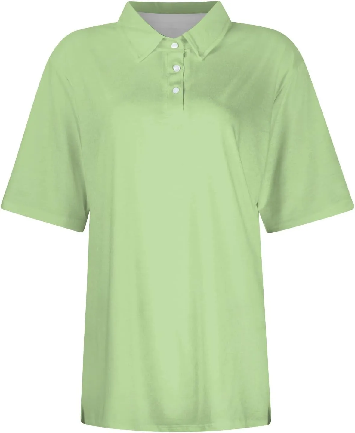Polo Shirts for Women,2024 Summer Trendy American Flag Print 4Th of July Tops,Button V Neck Short Sleeve T-Shirts