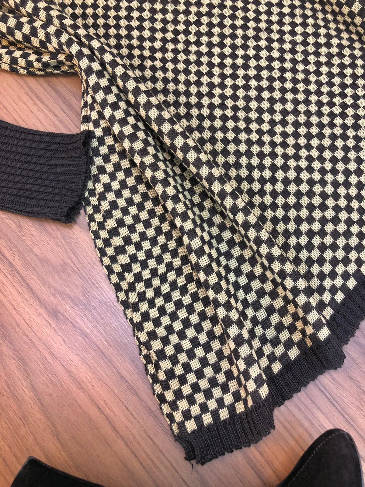 Poncho Xadrez Gola Rolê XL052  (ES/G)