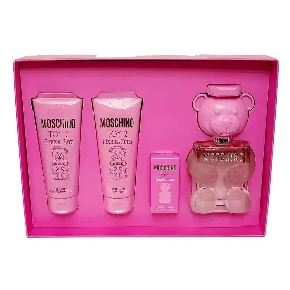 Set 4 Piezas Toy 2 Bubble Gum para Mujer de Moschino EDT