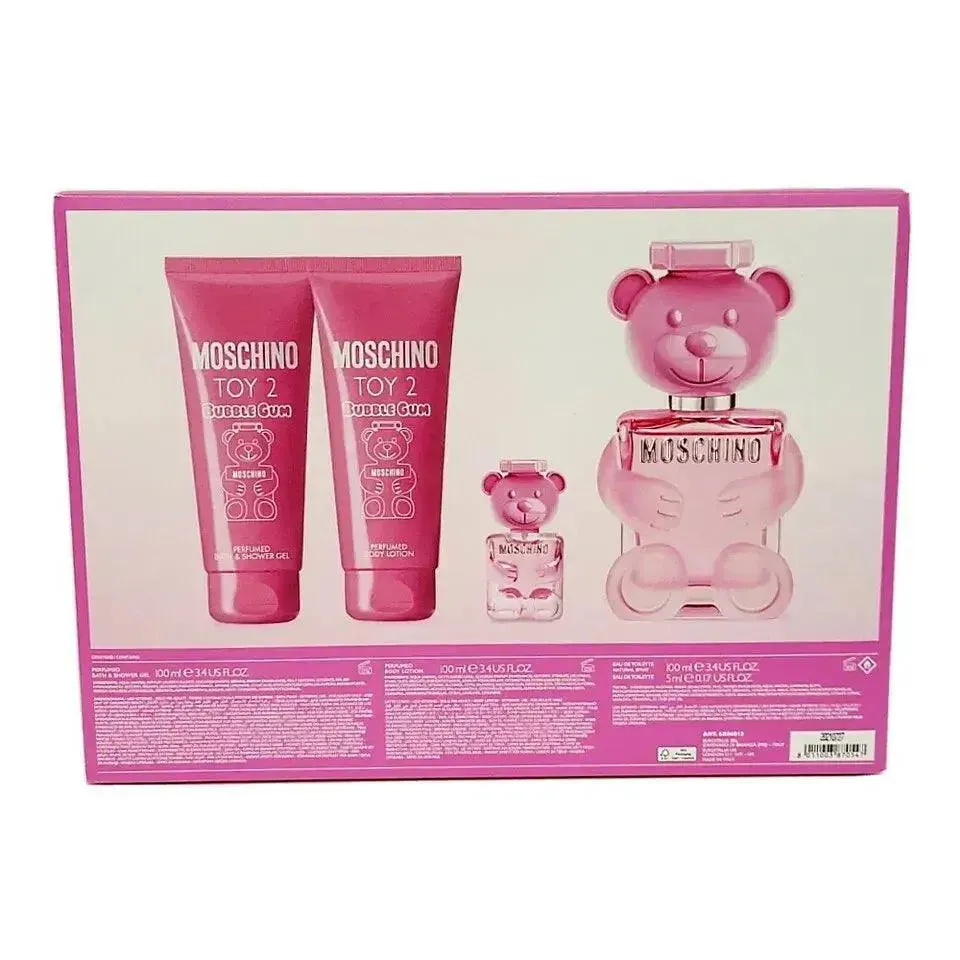 Set 4 Piezas Toy 2 Bubble Gum para Mujer de Moschino EDT