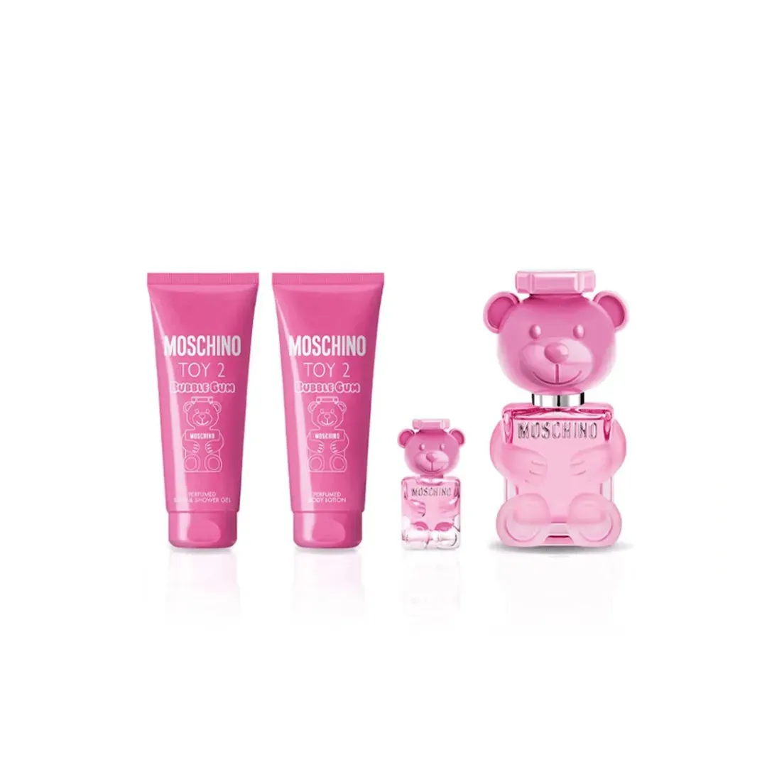 Set 4 Piezas Toy 2 Bubble Gum para Mujer de Moschino EDT