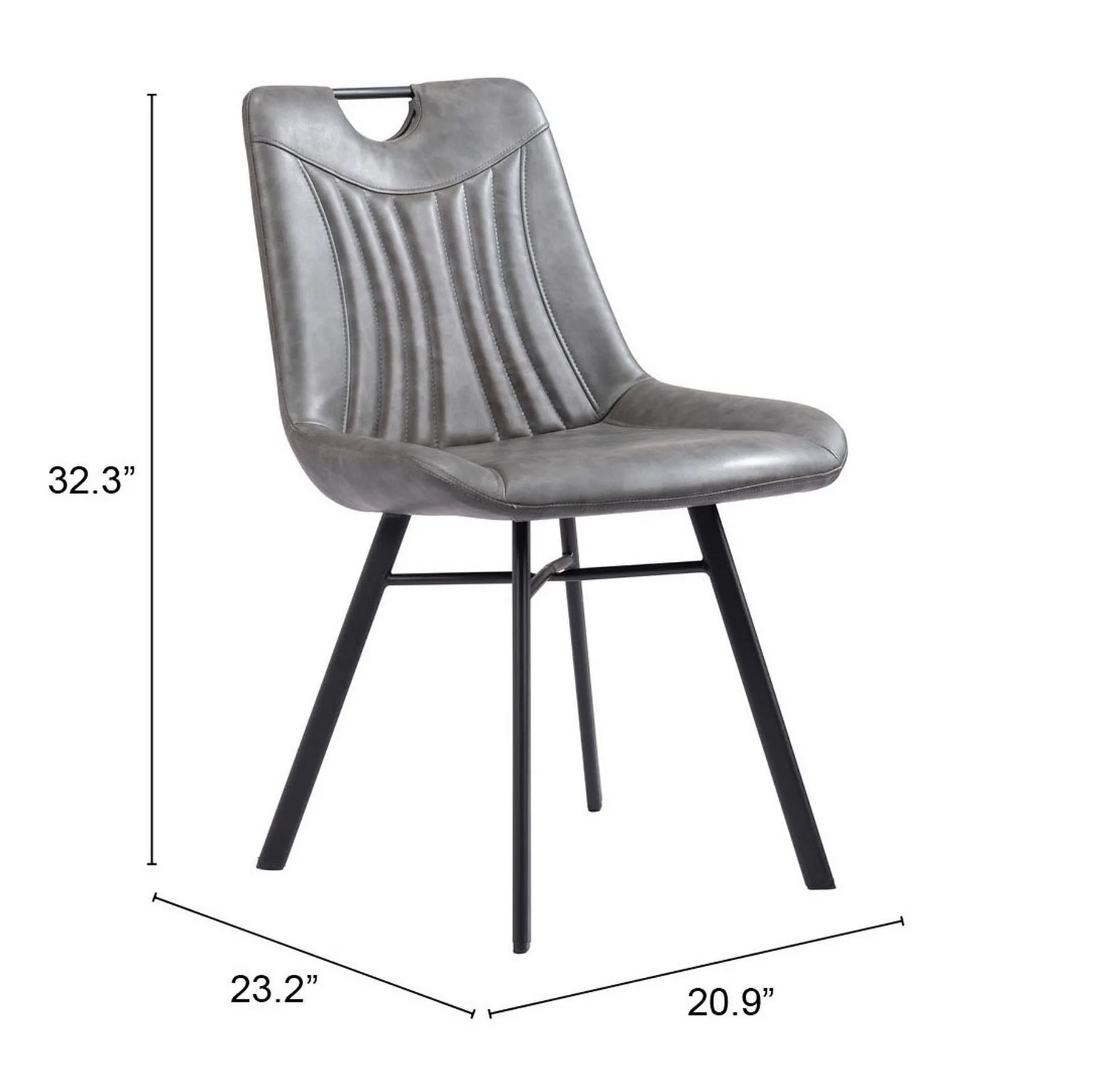 Silla de Comedor Tyler - Gris