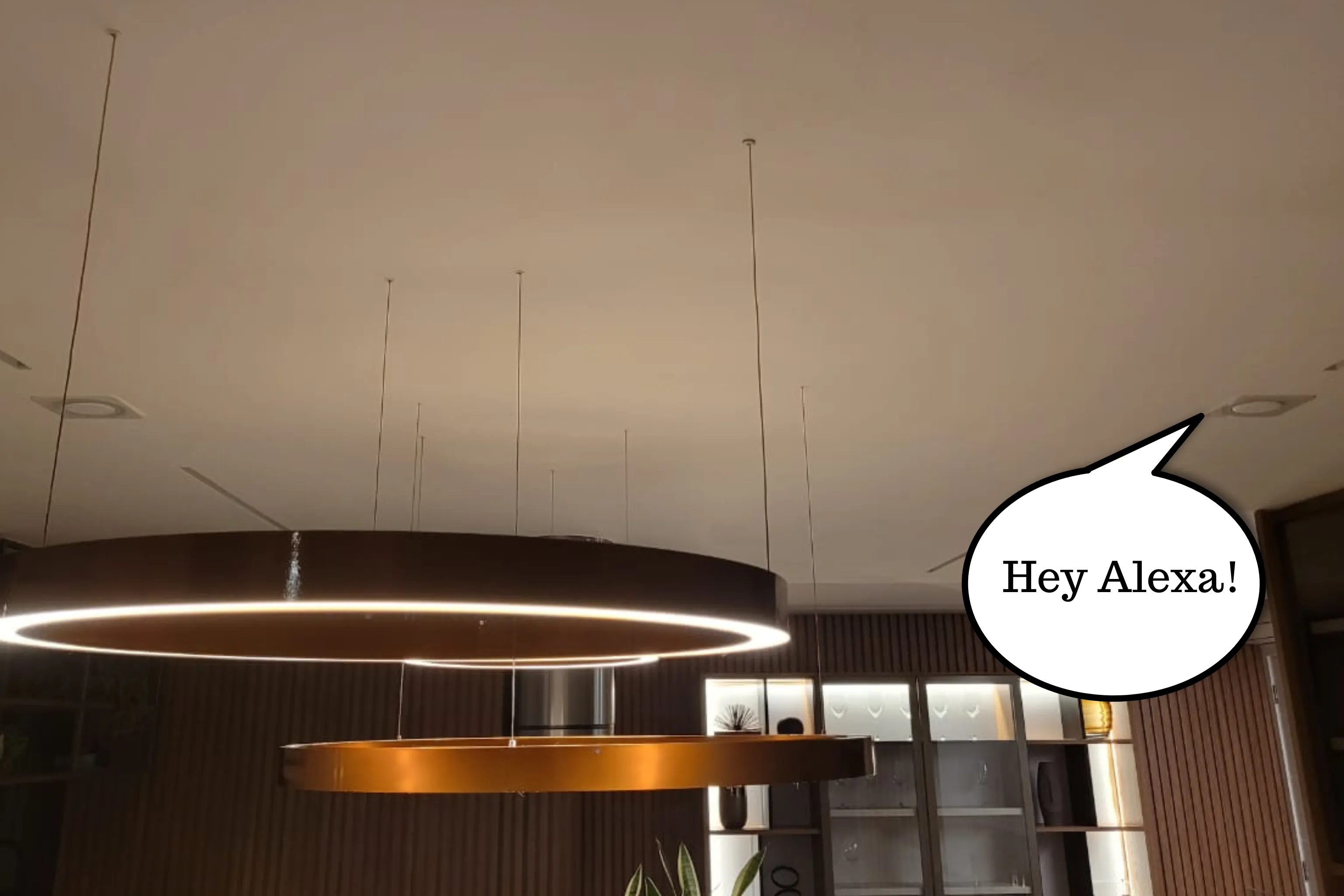 Suporte para embutir no teto, parede ou mesa Splin para Smart Home compatível com Echo dot 3  e Google Home/Nest
