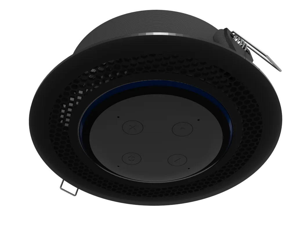 Suporte para embutir no teto, parede ou mesa Splin para Smart Home compatível com Echo dot 3  e Google Home/Nest