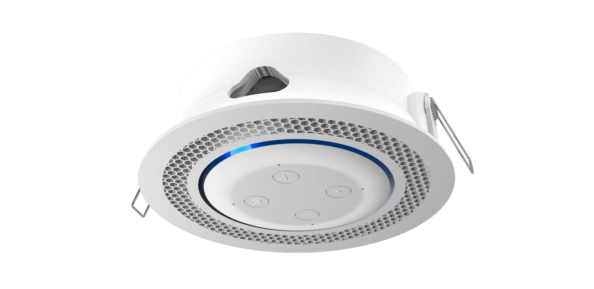 Suporte para embutir no teto, parede ou mesa Splin para Smart Home compatível com Echo dot 3  e Google Home/Nest