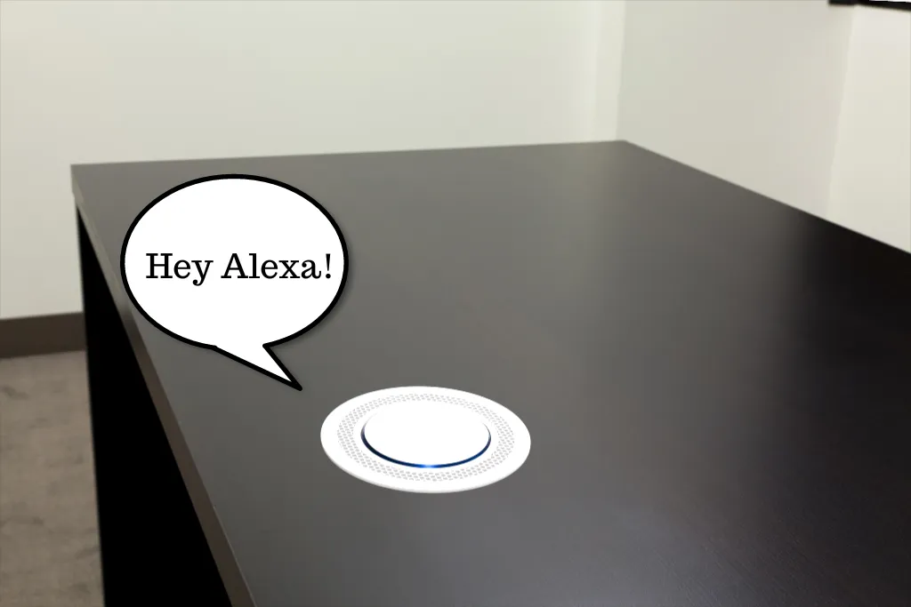 Suporte para embutir no teto, parede ou mesa Splin para Smart Home compatível com Echo dot 3  e Google Home/Nest