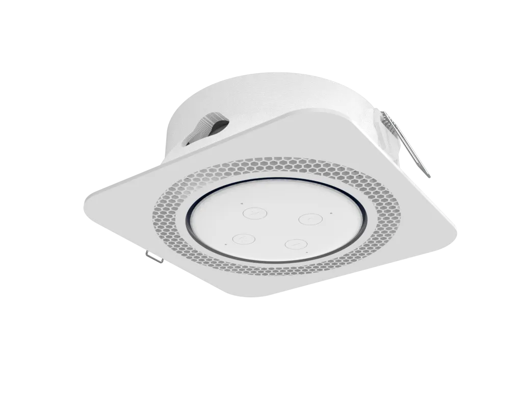 Suporte para embutir no teto, parede ou mesa Splin para Smart Home compatível com Echo dot 3  e Google Home/Nest