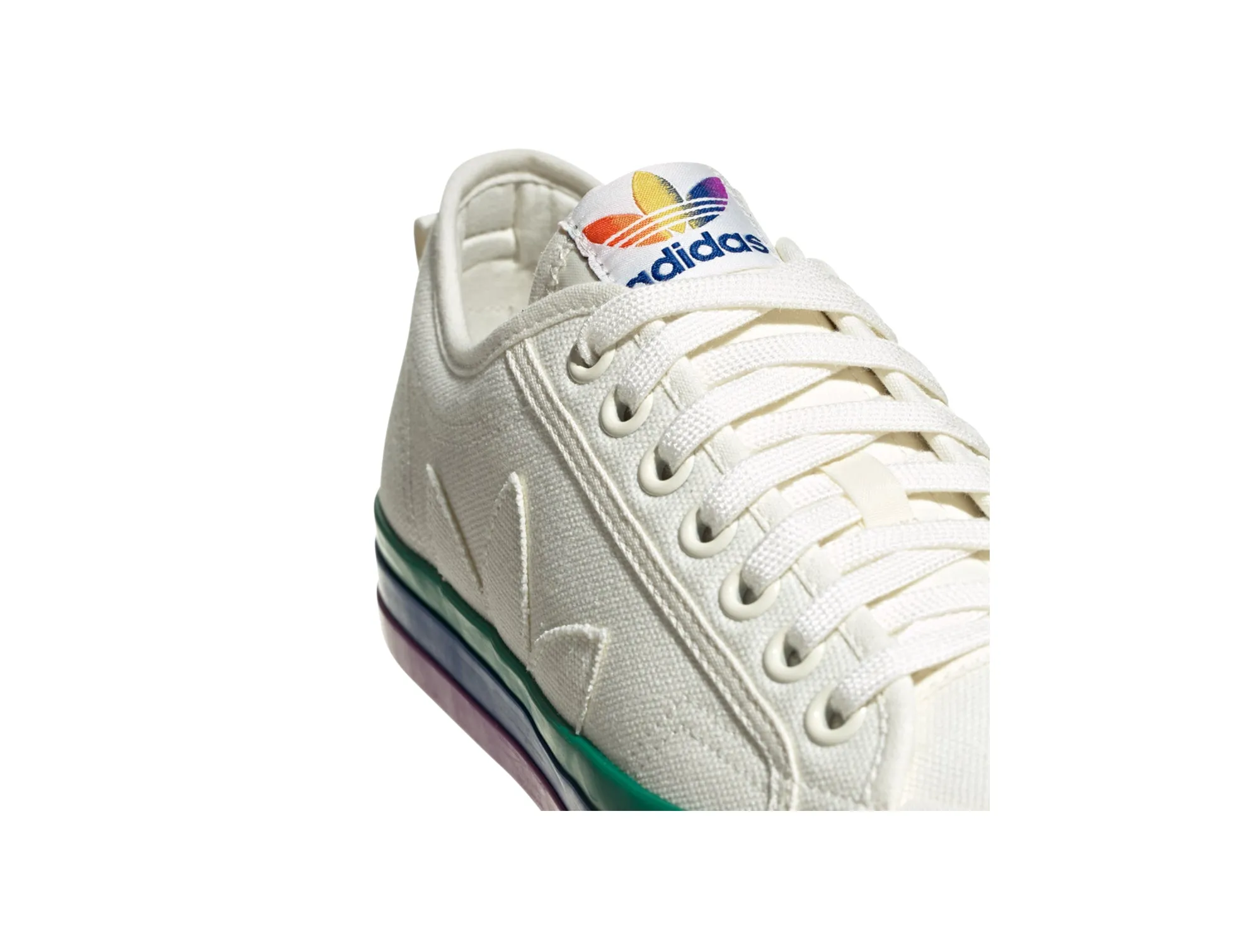 Zapatilla Adidas Nizza Pride Hombre Blanco
