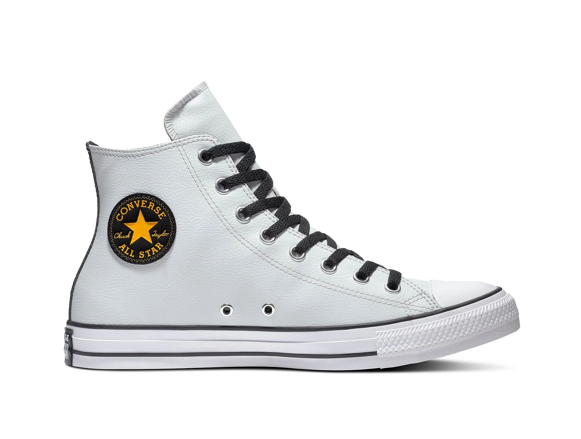 Zapatilla Converse Chuck Taylor Hi Cuero Hombre Blanco